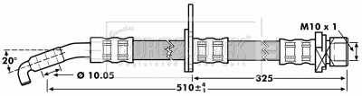 Brake Hose (BBH7216)