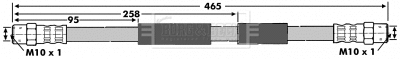 Brake Hose (BBH6709)