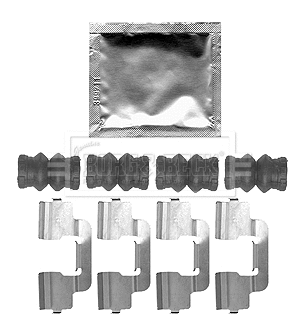 Accessory Kit, disc brake pad (BBK1551)