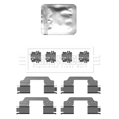 Accessory Kit, disc brake pad