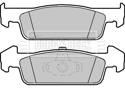 Brake Pad Set, disc brake (BBP2408)