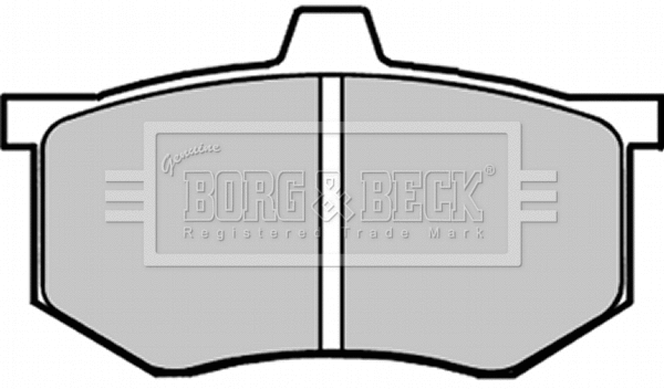 Brake Pad Set, disc brake (BBP1275)