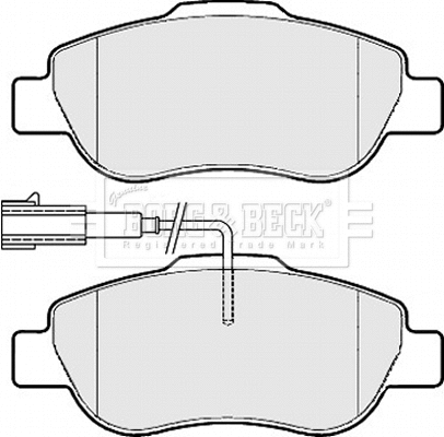 Brake Pad Set, disc brake (BBP2149)