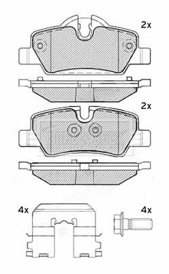 Brake Pad Set, disc brake