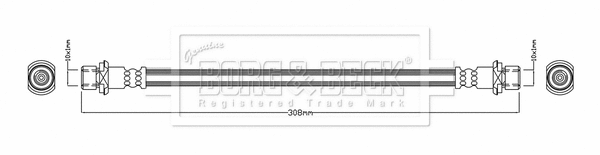 Brake Hose (BBH8148)