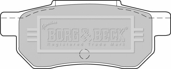Brake Pad Set, disc brake (BBP1237)