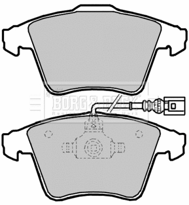 Brake Pad Set, disc brake (BBP2144)
