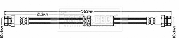 Brake Hose (BBH8052)