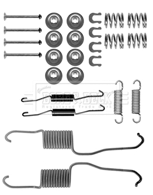 Accessory Kit, brake shoes (BBK6317)