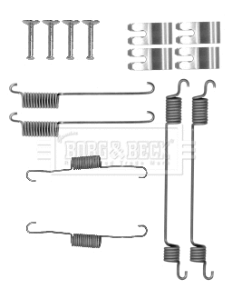 Accessory Kit, brake shoes (BBK6331)
