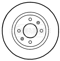 Brake Disc (BBD4701)
