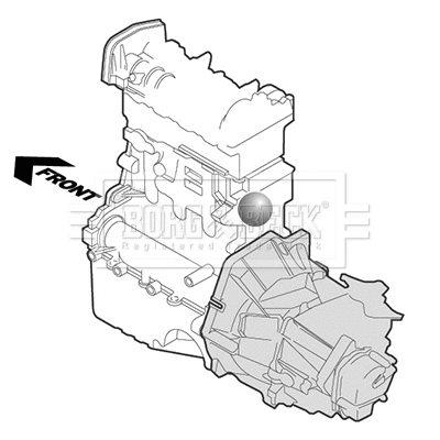 Mounting, engine