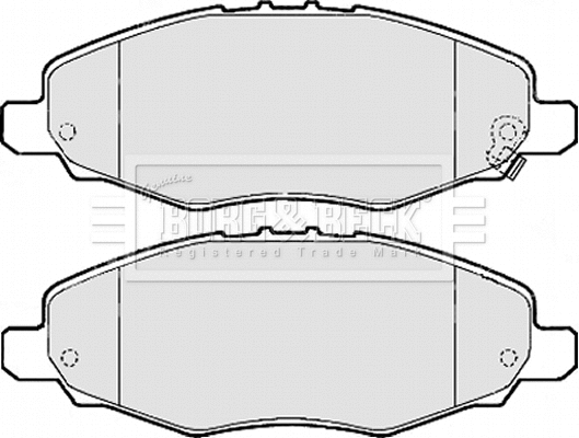 Brake Pad Set, disc brake (BBP2113)