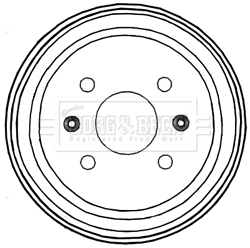 Brake Drum (BBR7228)