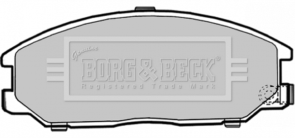 Brake Pad Set, disc brake (BBP1786)