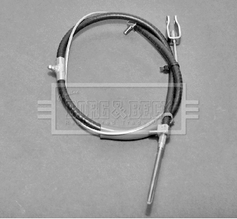 Cable Pull, parking brake (BKB1387)