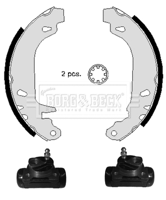 Brake Shoe Set (BBS1080K)
