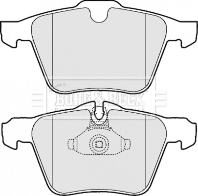 Brake Pad Set, disc brake (BBP2058)