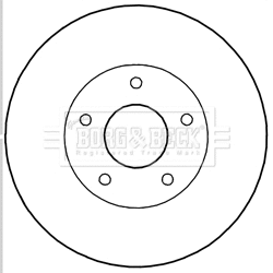 Brake Disc (BBD5195)