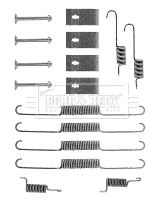 Accessory Kit, brake shoes (BBK6052)