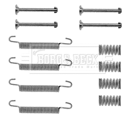 Accessory Kit, parking brake shoes (BBK6074)