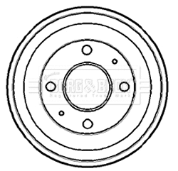 Brake Drum (BBR7111)