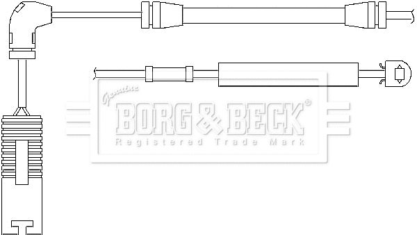 Warning Contact, brake pad wear (BWL3019)