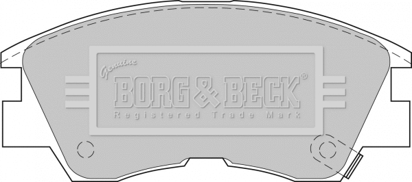 Brake Pad Set, disc brake (BBP1511)