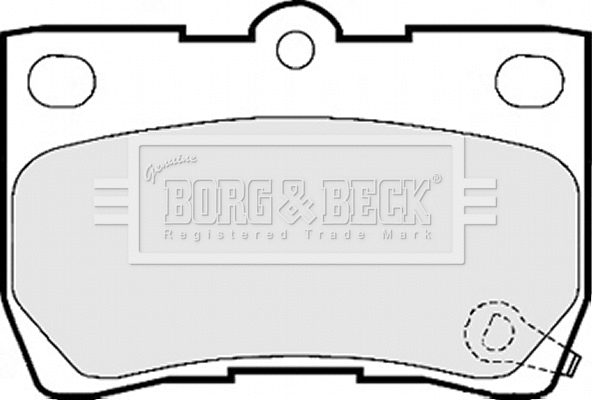 Brake Pad Set, disc brake (BBP2157)