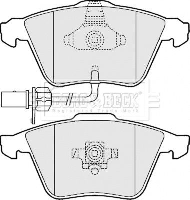 Brake Pad Set, disc brake (BBP2013)