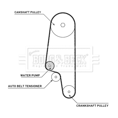 Water Pump & Timing Belt Kit (BTW1034)