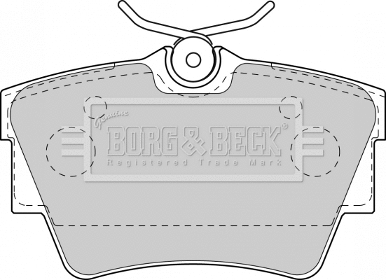 Brake Pad Set, disc brake (BBP1813)