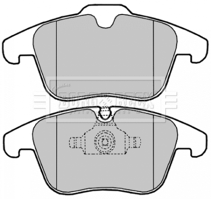Brake Pad Set, disc brake (BBP2023)