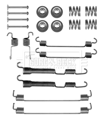 Accessory Kit, brake shoes (BBK6255)