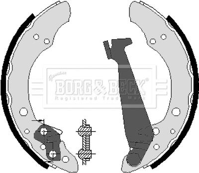 Brake Shoe Set (BBS6213)