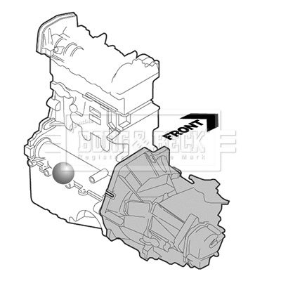 Mounting, engine