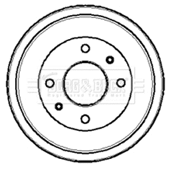 Brake Drum (BBR7028)