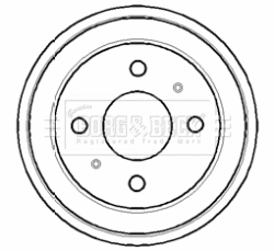 Brake Drum (BBR7096)