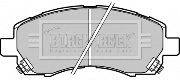 Brake Pad Set, disc brake (BBP1609)