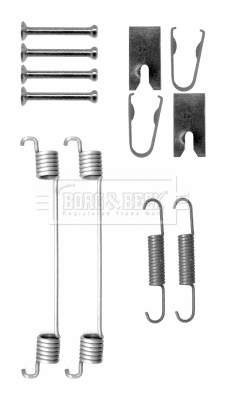 Accessory Kit, brake shoes (BBK6344)