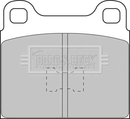 Brake Pad Set, disc brake (BBP1085)