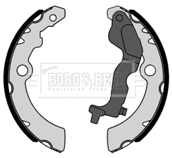 Brake Shoe Set (BBS6448)