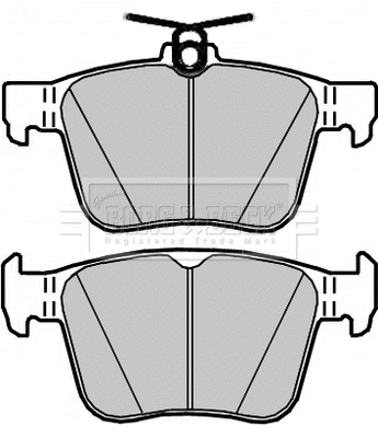 Brake Pad Set, disc brake (BBP2402)