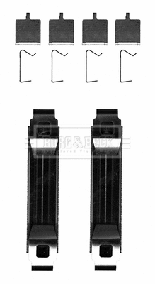 Accessory Kit, disc brake pad (BBK1632)