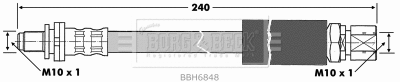 Brake Hose (BBH6848)