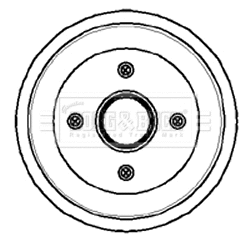 Brake Drum (BBR7054)