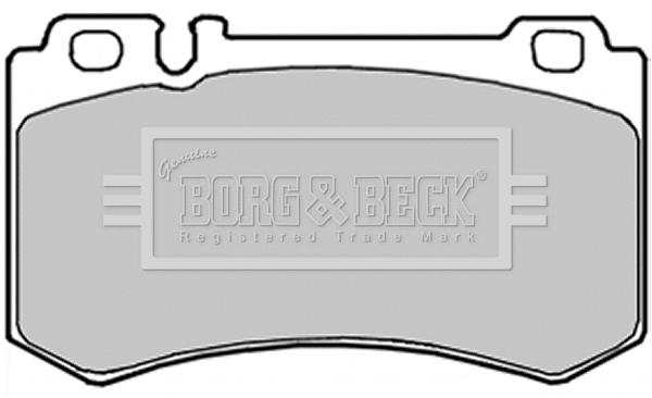 Brake Pad Set, disc brake (BBP1916)