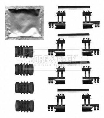 Accessory Kit, disc brake pad (BBK1631)