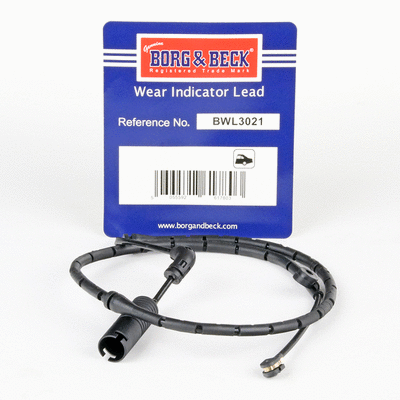 Warning Contact, brake pad wear