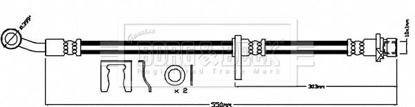 Brake Hose (BBH8229)